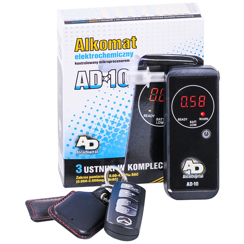Alkomat osobisty AlcoDigital AD-10 – zdjęcie produktu